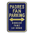 Authentic Street Signs Authentic Street Signs 32525 Padres & Dodgers & Go Home Street Sign 32525